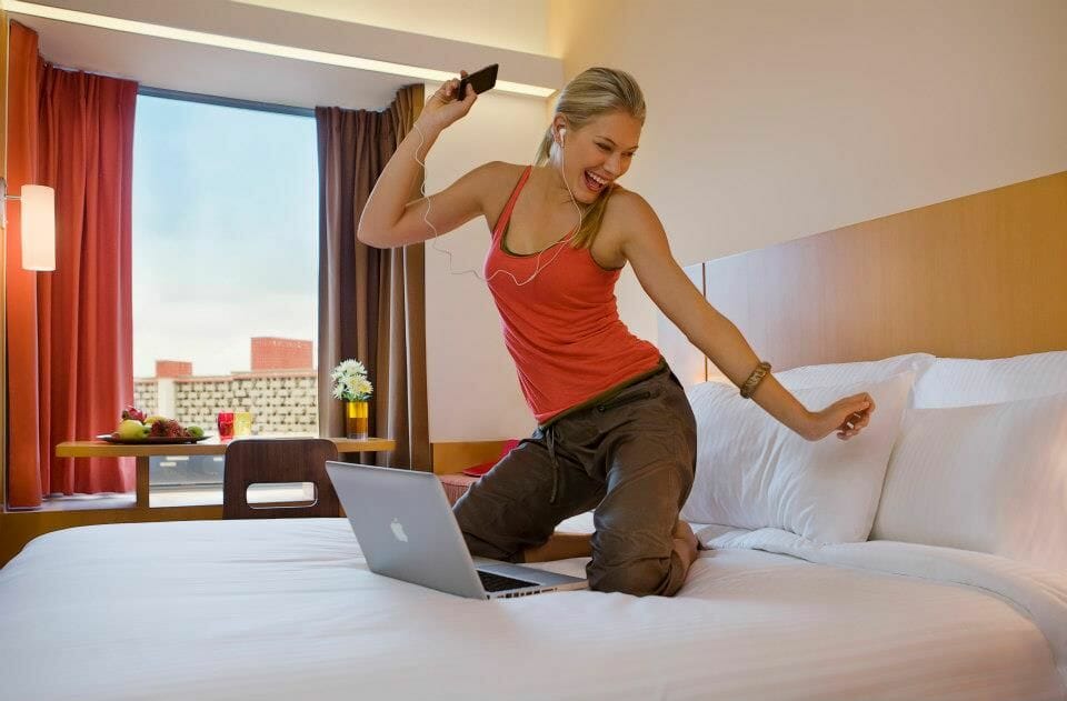 Ibis Hotel (...may or may not make you this happy)